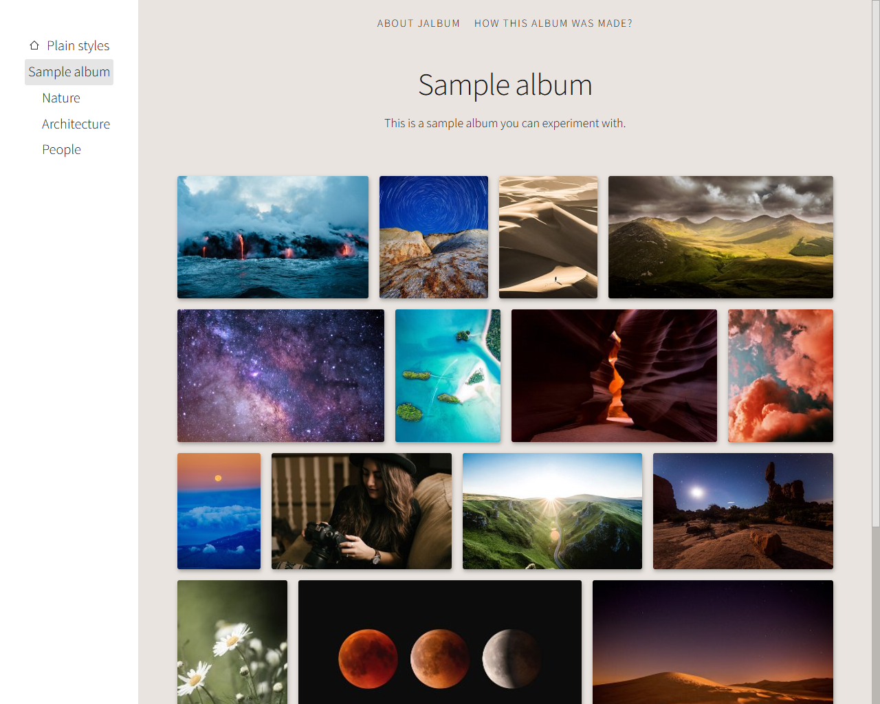 Simple album