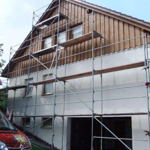 Baustelle Waldsassen Familie Bock