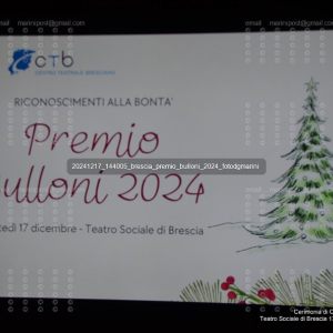 Premio Bulloni Brescia 2024 Foto