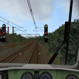 Train Simulator 2020 Scenario screenshots when transporting a locomotive that is out of order from Næstved to Helgoland repair facility