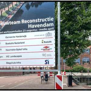RONDOM DE OUDE HAVEN TIJDENS WERKZAAMHEDEN